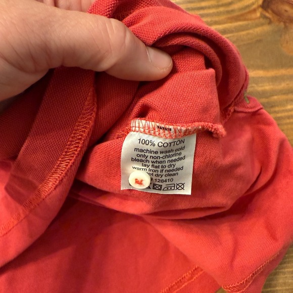 Sid‎ Mashburn Polo Mens XS Red Short Sleeved Polo Pima Pique Cotton *READ* - Picture 7 of 8